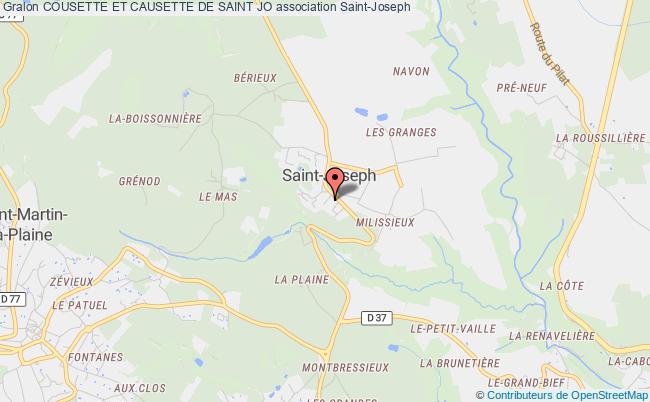 plan association Cousette Et Causette De Saint Jo Saint-Joseph