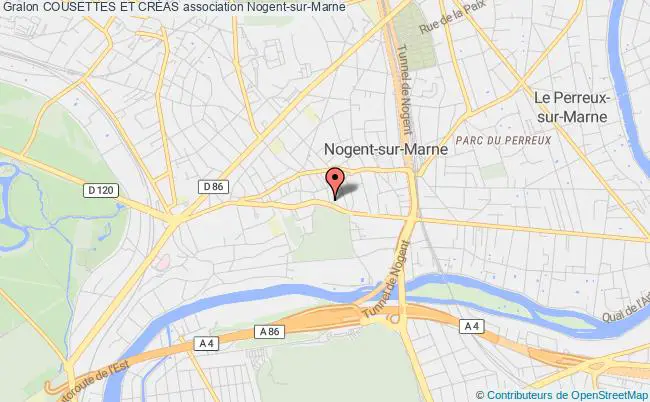 plan association Cousettes Et CrÉas Nogent-sur-Marne