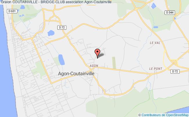 plan association Coutainville - Bridge-club Agon-Coutainville