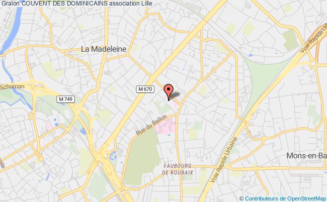 plan association Couvent Des Dominicains Lille