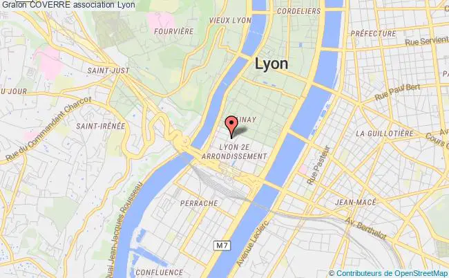 plan association Coverre Lyon 2e Arrondissement