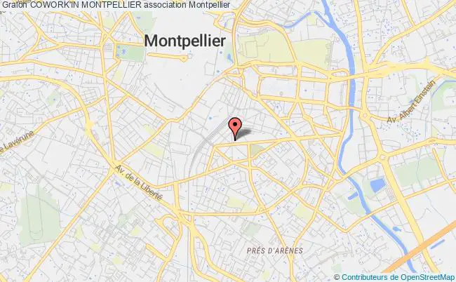 plan association Cowork'in Montpellier Montpellier