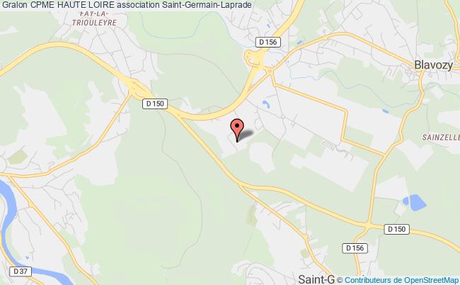 plan association Cpme Haute Loire Saint-Germain-Laprade