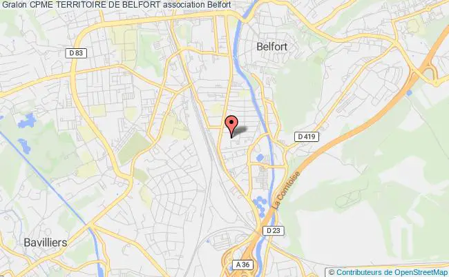 plan association Cpme Territoire De Belfort Belfort