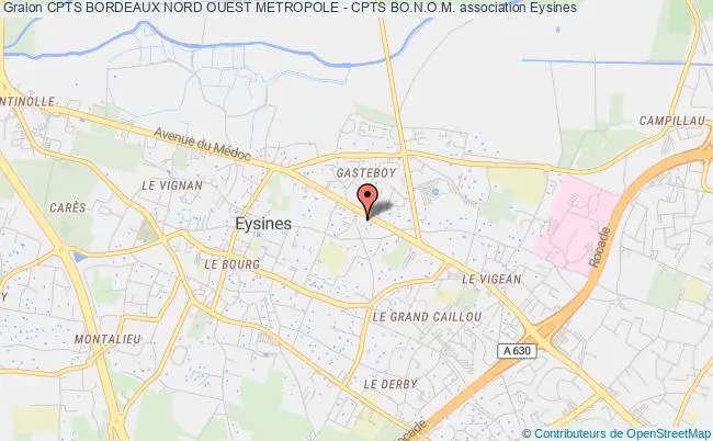 plan association Cpts Bordeaux Nord Ouest Metropole - Cpts Bo.n.o.m. Eysines