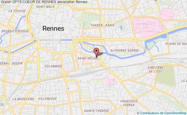 plan association Cpts Coeur De Rennes Rennes