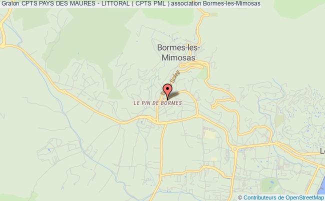 plan association Cpts Pays Des Maures - Littoral ( Cpts Pml ) Bormes-les-Mimosas