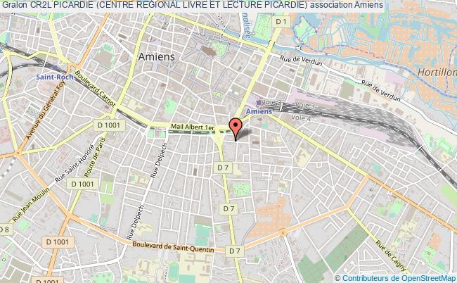 plan association Cr2l Picardie (centre Regional Livre Et Lecture Picardie) Amiens