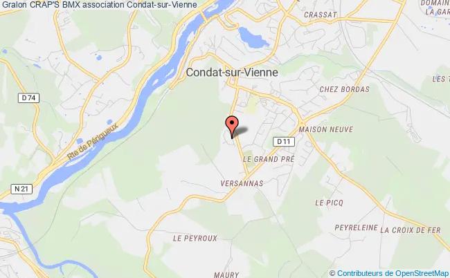 plan association Crap's Bmx Condat-sur-Vienne