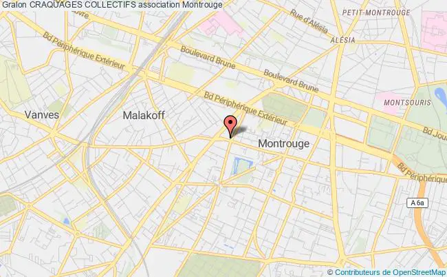 plan association Craquages Collectifs Montrouge