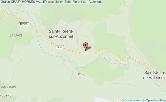 plan association Crazy Horses Valley Saint-Florent-sur-Auzonnet