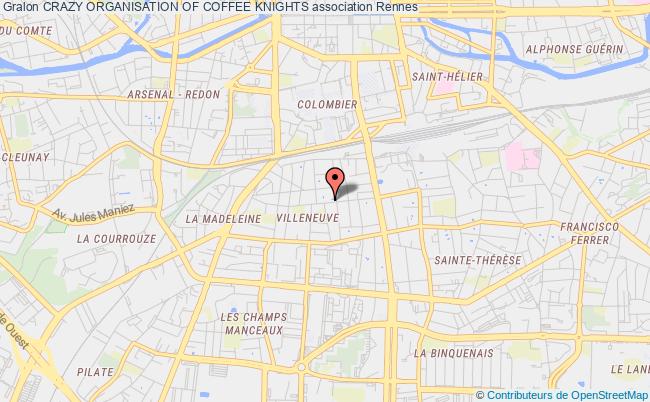 plan association Crazy Organisation Of Coffee Knights Rennes