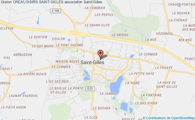 plan association Crea'loisirs Saint-gilles Saint-Gilles