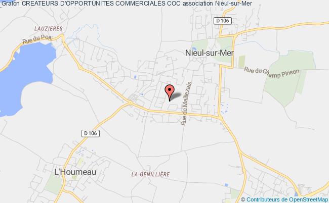 plan association Createurs D'opportunites Commerciales Coc Nieul-sur-Mer