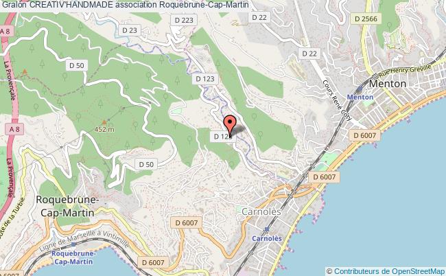 plan association Creativ'handmade Roquebrune-Cap-Martin