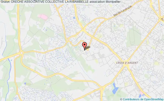plan association Creche Associative Collective La Ribambelle Montpellier