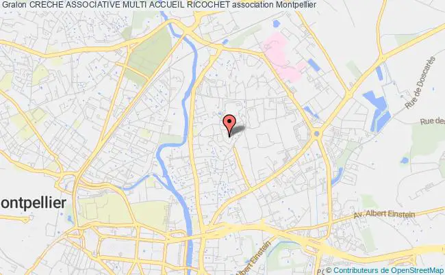 plan association Creche Associative Multi Accueil Ricochet Montpellier