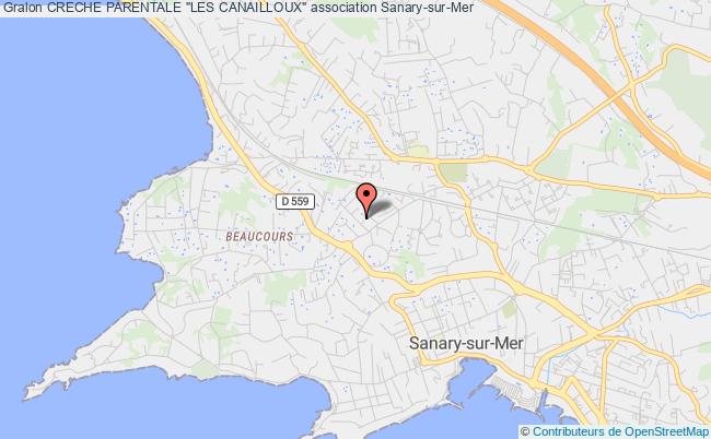 plan association Creche Parentale "les Canailloux" Sanary-sur-Mer