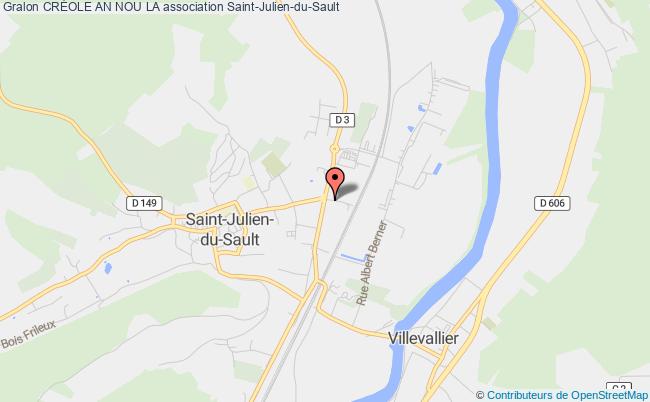 plan association CrÉole An Nou La Saint-Julien-du-Sault