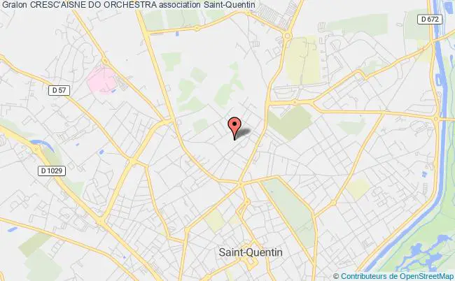 plan association Cresc'aisne Do Orchestra Saint-Quentin