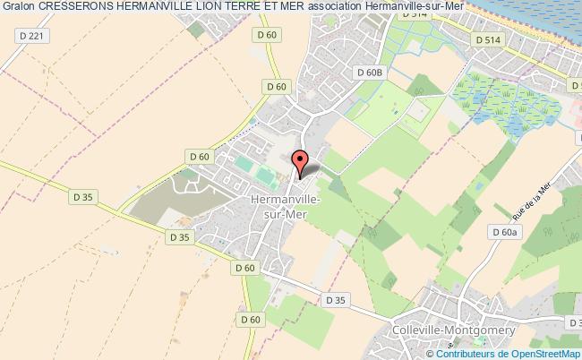plan association Cresserons Hermanville Lion Terre Et Mer Hermanville-sur-Mer