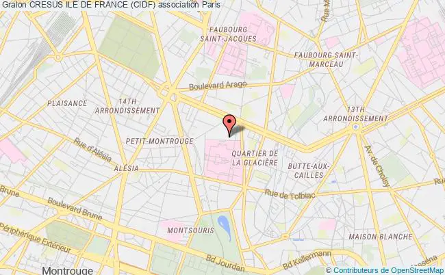 plan association Cresus Ile De France (cidf) Paris