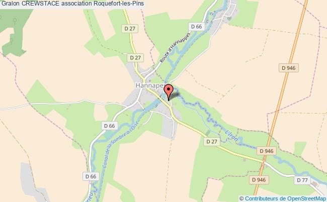 plan association Crewstace Roquefort-les-Pins