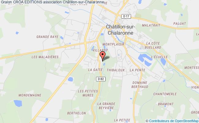 plan association CrÔa Editions Châtillon-sur-Chalaronne