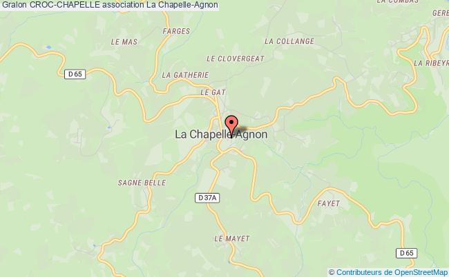 plan association Croc-chapelle Chapelle-Agnon