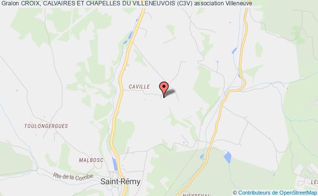 plan association Croix, Calvaires Et Chapelles Du Villeneuvois (c3v) Villeneuve