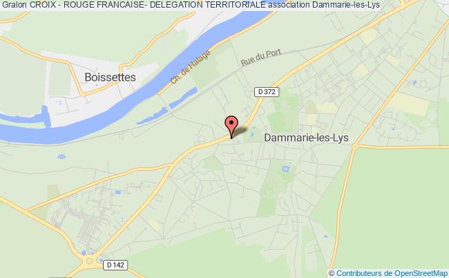 plan association Croix - Rouge Francaise- Delegation Territoriale Dammarie-les-Lys