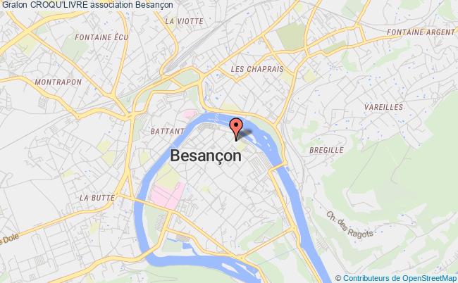 plan association Croqu'livre Besançon