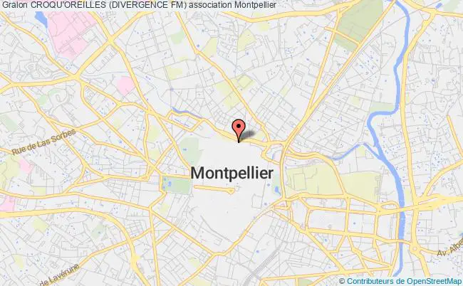 plan association Croqu'oreilles (divergence Fm) Montpellier
