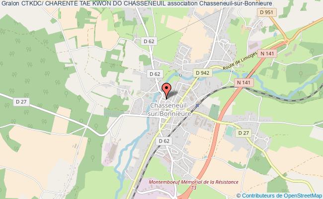 plan association Ctkdc/ Charente Tae Kwon Do Chasseneuil Chasseneuil-sur-Bonnieure