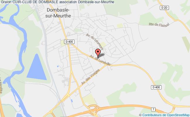 plan association Cuir-club De Dombasle Dombasle-sur-Meurthe