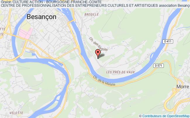 plan association Culture Action - Bourgogne-franche-comte
Centre De Professionnalisation Des Entrepreneurs Culturels Et Artistiques Besançon
