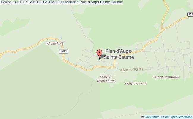 plan association Culture Amitie Partage Plan-d'Aups-Sainte-Baume