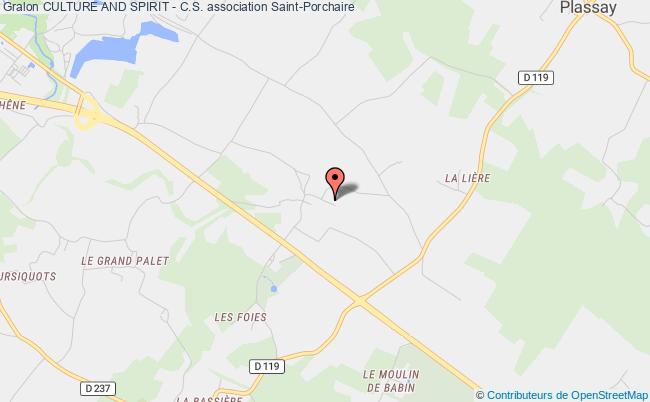 plan association Culture And Spirit - C.s. Saint-Porchaire