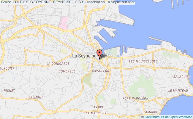 plan association Culture Citoyenne  Seynoise ( C.c.s) La Seyne-sur-Mer