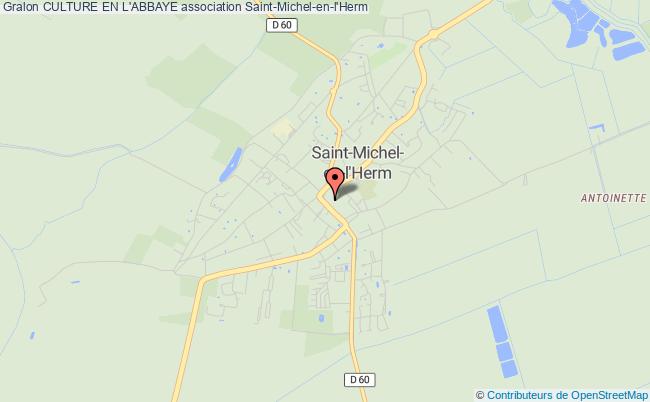 plan association Culture En L'abbaye Saint-Michel-en-l'Herm