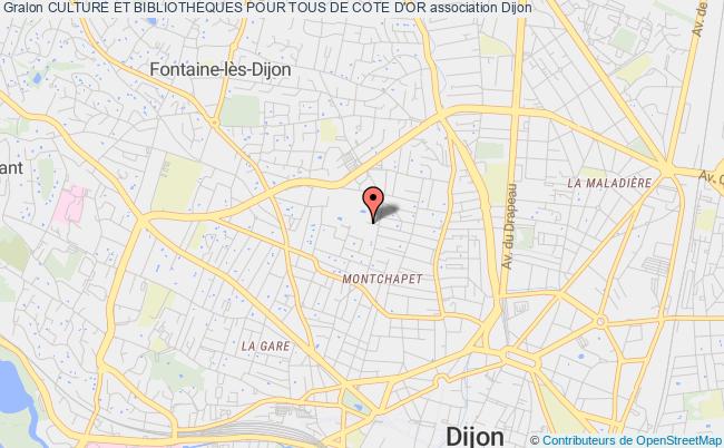 plan association Culture Et Bibliotheques Pour Tous De Cote D'or Dijon