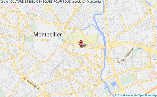 plan association Culture Et Bibliotheques Pour Tous Montpellier