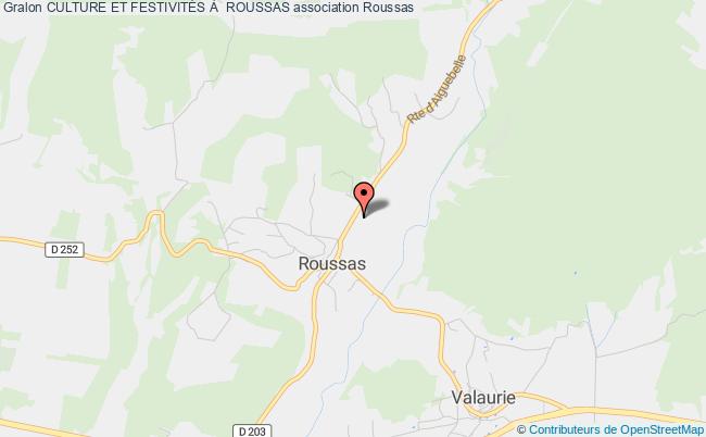 CULTURE ET FESTIVITÉS À  ROUSSAS