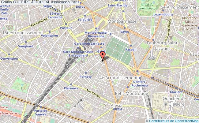 plan association Culture & Hopital Paris
