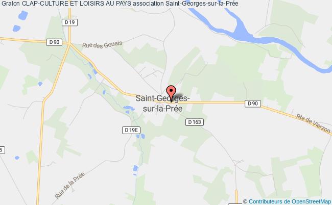 plan association Culture Et Loisirs Au Pays De Saint-georges-sur-la-pree Saint-Georges-sur-la-Prée