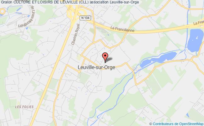 plan association Culture Et Loisirs De Leuville (cll) Leuville-sur-Orge