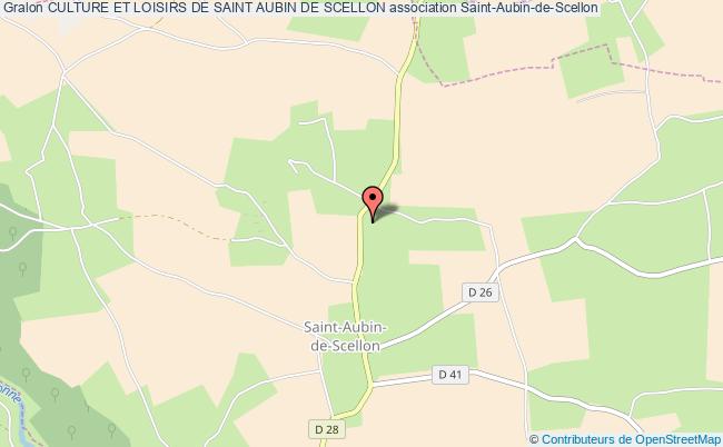 plan association Culture Et Loisirs De Saint Aubin De Scellon Saint-Aubin-de-Scellon