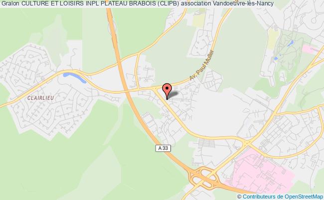 plan association Culture Et Loisirs Inpl Plateau Brabois (clipb) Vandoeuvre-lès-Nancy