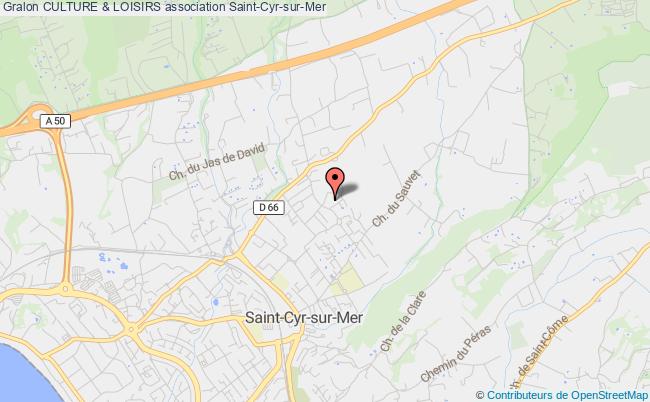 plan association Culture & Loisirs Saint-Cyr-sur-Mer