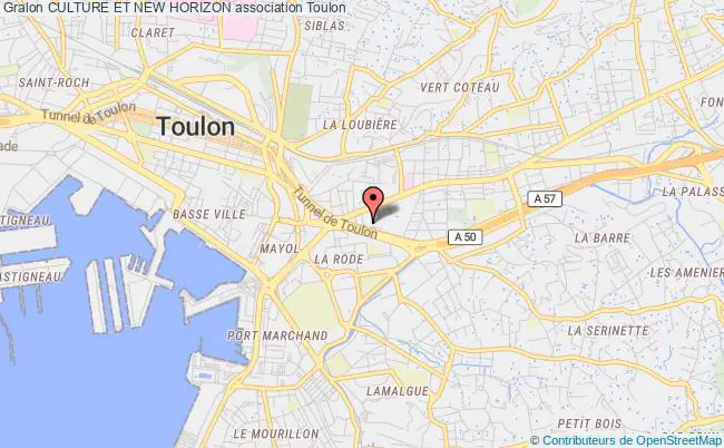 plan association Culture Et New Horizon Toulon